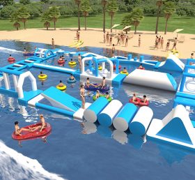 S161 Inflatable Water Park Water Island