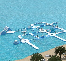 S156 Inflatable Water Park Water Island