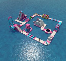 S164 Inflatable Water Park Water Island