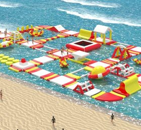 S153 Inflatable Water Park Water Island