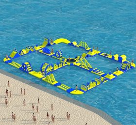 S157 Inflatable Water Park Water Island
