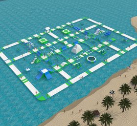 S155 Inflatable Water Park Water Island
