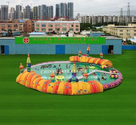 Pool3-102 Castle Inflatable Pool Water Park