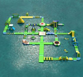 S115 Inflatable Water Park Water Island