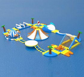 S151 Inflatable Water Park Water Island