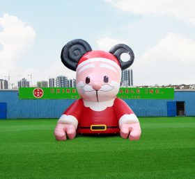 C1-269 Mickey Mouse Inflatable Santa Claus