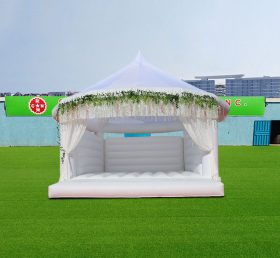 T2-3542 White Wedding Inflatable Castle