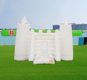 T2-3551 White Wedding Inflatable Castle