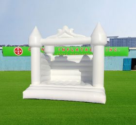 T2-3555 White Wedding Inflatable Castle