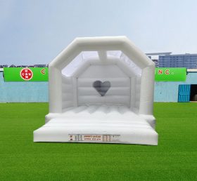 T2-3557 White Wedding Bouncing House
