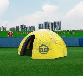 Tent1-4295 Tenda laba-laba tiup kuning