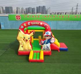 T2-4442 Pokémon Inflatable Castle dengan Slide