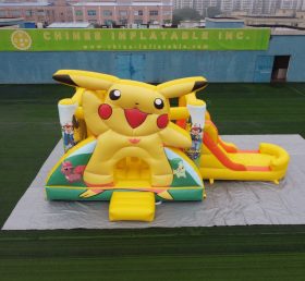 T2-4444 Pokémon Pikachu Inflatable Castle with Slide