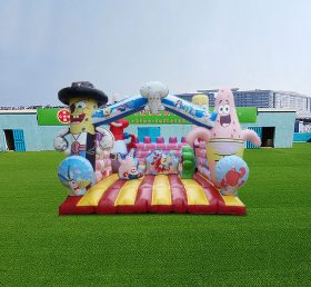 T2-4376 Spongebob Inflatable Castle