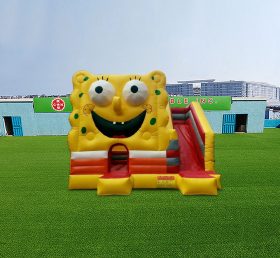 T2-4377 Spongebob Inflatable Castle dengan Slide