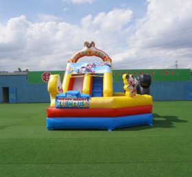 T2-4530 Mickey Playzone Bouncing House Combo Slide