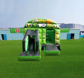 T2-4495 Ben 10 Slide Inflatable Castle