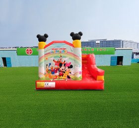 T2-4541 Mickey Mouse Club Inflatable Castle dengan Slide