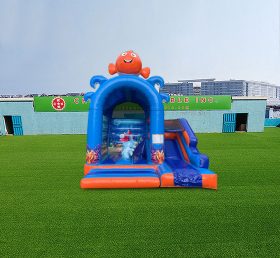 T2-4561 Sea World Inflatable Slide Castle