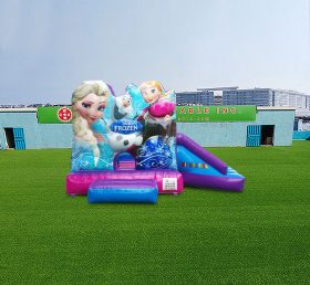 T2-4595 Disney Frozen Inflatable Slide Castle