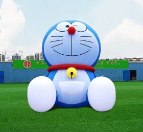 S4-621 Iklan kartun raksasa karakter film tiup Doraemon biru