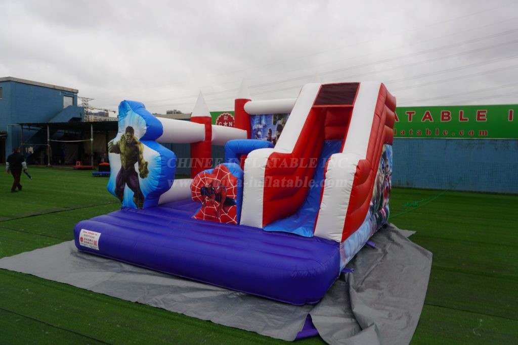 T2-8105B Marvel Super Hero Bouncy Caste With Slide